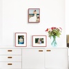 image:imageGolden State Art  12x16 Aluminum Picture Frame  with Mat for 85x11 Photo or Without Mat for 12 x 16 Photo  Real Glass Cover  Simple and Elegant Decor for Wall Mounting  1 Pack  BlackRed
