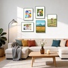 image:imageGolden State Art  12x16 Aluminum Picture Frame  with Mat for 85x11 Photo or Without Mat for 12 x 16 Photo  Real Glass Cover  Simple and Elegant Decor for Wall Mounting  1 Pack  BlackGreen