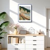 image:imageGolden State Art  12x16 Aluminum Picture Frame  with Mat for 85x11 Photo or Without Mat for 12 x 16 Photo  Real Glass Cover  Simple and Elegant Decor for Wall Mounting  1 Pack  BlackBlue