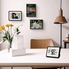 image:imageGolden State Art  12x16 Aluminum Picture Frame  with Mat for 85x11 Photo or Without Mat for 12 x 16 Photo  Real Glass Cover  Simple and Elegant Decor for Wall Mounting  1 Pack  BlackBlack