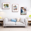 image:imageGolden State Art  12x16 Aluminum Picture Frame  with Mat for 85x11 Photo or Without Mat for 12 x 16 Photo  Real Glass Cover  Simple and Elegant Decor for Wall Mounting  1 Pack  BlackRed