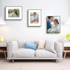 image:imageGolden State Art  12x16 Aluminum Picture Frame  with Mat for 85x11 Photo or Without Mat for 12 x 16 Photo  Real Glass Cover  Simple and Elegant Decor for Wall Mounting  1 Pack  BlackGreen