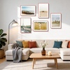 image:imageGolden State Art  12x16 Aluminum Picture Frame  with Mat for 85x11 Photo or Without Mat for 12 x 16 Photo  Real Glass Cover  Simple and Elegant Decor for Wall Mounting  1 Pack  BlackRed