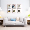 image:imageGolden State Art  12x16 Aluminum Picture Frame  with Mat for 85x11 Photo or Without Mat for 12 x 16 Photo  Real Glass Cover  Simple and Elegant Decor for Wall Mounting  1 Pack  BlackRed