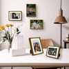 image:imageGolden State Art  12x16 Aluminum Picture Frame  with Mat for 85x11 Photo or Without Mat for 12 x 16 Photo  Real Glass Cover  Simple and Elegant Decor for Wall Mounting  1 Pack  BlackBronze