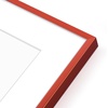 image:imageGolden State Art  12x16 Aluminum Picture Frame  with Mat for 85x11 Photo or Without Mat for 12 x 16 Photo  Real Glass Cover  Simple and Elegant Decor for Wall Mounting  1 Pack  BlackRed