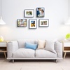 image:imageGolden State Art  12x16 Aluminum Picture Frame  with Mat for 85x11 Photo or Without Mat for 12 x 16 Photo  Real Glass Cover  Simple and Elegant Decor for Wall Mounting  1 Pack  BlackBlue