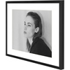 image:imageGolden State Art  12x16 Aluminum Picture Frame  with Mat for 85x11 Photo or Without Mat for 12 x 16 Photo  Real Glass Cover  Simple and Elegant Decor for Wall Mounting  1 Pack  BlackBlack