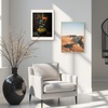image:imageGolden State Art  12x16 Aluminum Picture Frame  with Mat for 85x11 Photo or Without Mat for 12 x 16 Photo  Real Glass Cover  Simple and Elegant Decor for Wall Mounting  1 Pack  BlackGold