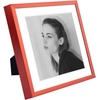 image:imageGolden State Art  12x16 Aluminum Picture Frame  with Mat for 85x11 Photo or Without Mat for 12 x 16 Photo  Real Glass Cover  Simple and Elegant Decor for Wall Mounting  1 Pack  BlackRed