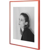 image:imageGolden State Art  12x16 Aluminum Picture Frame  with Mat for 85x11 Photo or Without Mat for 12 x 16 Photo  Real Glass Cover  Simple and Elegant Decor for Wall Mounting  1 Pack  BlackRed