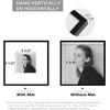 image:imageGolden State Art  12x16 Aluminum Picture Frame  with Mat for 85x11 Photo or Without Mat for 12 x 16 Photo  Real Glass Cover  Simple and Elegant Decor for Wall Mounting  1 Pack  BlackBlack