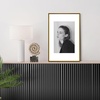 image:imageGolden State Art  12x16 Aluminum Picture Frame  with Mat for 85x11 Photo or Without Mat for 12 x 16 Photo  Real Glass Cover  Simple and Elegant Decor for Wall Mounting  1 Pack  BlackBronze