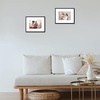 image:imageGolden State Art  12x16 Aluminum Picture Frame  with Mat for 85x11 Photo or Without Mat for 12 x 16 Photo  Real Glass Cover  Simple and Elegant Decor for Wall Mounting  1 Pack  BlackBlack