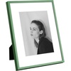 image:imageGolden State Art  12x16 Aluminum Picture Frame  with Mat for 85x11 Photo or Without Mat for 12 x 16 Photo  Real Glass Cover  Simple and Elegant Decor for Wall Mounting  1 Pack  BlackGreen