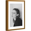 image:imageGolden State Art  12x16 Aluminum Picture Frame  with Mat for 85x11 Photo or Without Mat for 12 x 16 Photo  Real Glass Cover  Simple and Elegant Decor for Wall Mounting  1 Pack  BlackBronze
