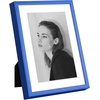 image:imageGolden State Art  12x16 Aluminum Picture Frame  with Mat for 85x11 Photo or Without Mat for 12 x 16 Photo  Real Glass Cover  Simple and Elegant Decor for Wall Mounting  1 Pack  BlackBlue