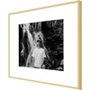 image:imageGolden State Art  12x16 Aluminum Picture Frame  with Mat for 85x11 Photo or Without Mat for 12 x 16 Photo  Real Glass Cover  Simple and Elegant Decor for Wall Mounting  1 Pack  BlackGold