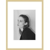 image:imageGolden State Art  12x16 Aluminum Picture Frame  with Mat for 85x11 Photo or Without Mat for 12 x 16 Photo  Real Glass Cover  Simple and Elegant Decor for Wall Mounting  1 Pack  BlackGold