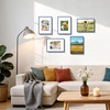 image:imageGolden State Art  12x16 Aluminum Picture Frame  with Mat for 85x11 Photo or Without Mat for 12 x 16 Photo  Real Glass Cover  Simple and Elegant Decor for Wall Mounting  1 Pack  BlackBlue