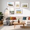 image:imageGolden State Art  12x16 Aluminum Picture Frame  with Mat for 85x11 Photo or Without Mat for 12 x 16 Photo  Real Glass Cover  Simple and Elegant Decor for Wall Mounting  1 Pack  BlackRed