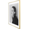 image:imageGolden State Art  12x16 Aluminum Picture Frame  with Mat for 85x11 Photo or Without Mat for 12 x 16 Photo  Real Glass Cover  Simple and Elegant Decor for Wall Mounting  1 Pack  BlackGold