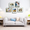 image:imageGolden State Art  12x16 Aluminum Picture Frame  with Mat for 85x11 Photo or Without Mat for 12 x 16 Photo  Real Glass Cover  Simple and Elegant Decor for Wall Mounting  1 Pack  BlackGreen