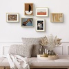 image:imageGolden State Art  12x16 Aluminum Picture Frame  with Mat for 85x11 Photo or Without Mat for 12 x 16 Photo  Real Glass Cover  Simple and Elegant Decor for Wall Mounting  1 Pack  BlackGold