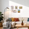 image:imageGolden State Art  12x16 Aluminum Picture Frame  with Mat for 85x11 Photo or Without Mat for 12 x 16 Photo  Real Glass Cover  Simple and Elegant Decor for Wall Mounting  1 Pack  BlackRed