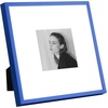 image:imageGolden State Art  12x16 Aluminum Picture Frame  with Mat for 85x11 Photo or Without Mat for 12 x 16 Photo  Real Glass Cover  Simple and Elegant Decor for Wall Mounting  1 Pack  BlackBlue