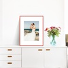image:imageGolden State Art  12x16 Aluminum Picture Frame  with Mat for 85x11 Photo or Without Mat for 12 x 16 Photo  Real Glass Cover  Simple and Elegant Decor for Wall Mounting  1 Pack  BlackRed