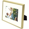 image:imageGolden State Art 11x14 8x10 Aluminum Picture Frames 7Piece Set with Mats  Wall Mountable Real Glass Gold Gallery Style for Home Office