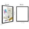 image:imageGolden State Art 11x14 Floating Picture Frame Aluminum Tempered Clear Glass Displays Any Size Photo Up to 11 x 14 for Home or Gallery Decoration Gold 6 PackBlack