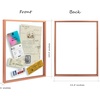 image:imageGolden State Art 11x14 Floating Picture Frame Aluminum Tempered Clear Glass Displays Any Size Photo Up to 11 x 14 for Home or Gallery Decoration Gold 6 PackRose Gold