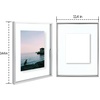 image:imageGolden State Art 11x14 Floating Picture Frame Aluminum Tempered Clear Glass Displays Any Size Photo Up to 11 x 14 for Home or Gallery Decoration Gold 6 PackSilver