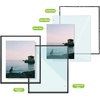 image:imageGolden State Art 11x14 Floating Picture Frame Aluminum Tempered Clear Glass Displays Any Size Photo Up to 11 x 14 for Home or Gallery Decoration Gold 6 PackBlack