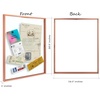 image:imageGolden State Art 11x14 Floating Picture Frame Aluminum Tempered Clear Glass Displays Any Size Photo Up to 11 x 14 for Home or Gallery Decoration Gold 6 PackRose Gold