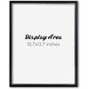 image:imageGolden State Art 11x14 Floating Picture Frame Aluminum Tempered Clear Glass Displays Any Size Photo Up to 11 x 14 for Home or Gallery Decoration Gold 6 PackBlack