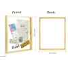 image:imageGolden State Art 11x14 Floating Picture Frame Aluminum Tempered Clear Glass Displays Any Size Photo Up to 11 x 14 for Home or Gallery Decoration Gold 6 PackGold