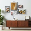image:imageGolden State Art 11x14 Floating Picture Frame Aluminum Tempered Clear Glass Displays Any Size Photo Up to 11 x 14 for Home or Gallery Decoration Gold 6 PackBlack