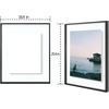 image:imageGolden State Art 11x14 Floating Picture Frame Aluminum Tempered Clear Glass Displays Any Size Photo Up to 11 x 14 for Home or Gallery Decoration Gold 6 PackBlack