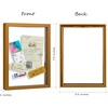 image:imageGolden State Art 11x14 Floating Picture Frame Aluminum Tempered Clear Glass Displays Any Size Photo Up to 11 x 14 for Home or Gallery Decoration Gold 6 PackBronze