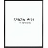 image:imageGolden State Art 11x14 Floating Picture Frame Aluminum Tempered Clear Glass Displays Any Size Photo Up to 11 x 14 for Home or Gallery Decoration Gold 6 PackBlack