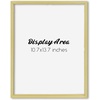 image:imageGolden State Art 11x14 Floating Picture Frame Aluminum Tempered Clear Glass Displays Any Size Photo Up to 11 x 14 for Home or Gallery Decoration Gold 6 PackGold