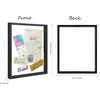 image:imageGolden State Art 11x14 Floating Picture Frame Aluminum Tempered Clear Glass Displays Any Size Photo Up to 11 x 14 for Home or Gallery Decoration Gold 6 PackBlack