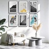 image:imageGolden State Art 11x14 Gold Picture Frame Displays Photo 8x10 with Mat or 11 x 14 Without Mat for Wall Mounting Classic Satin Aluminum Frames with Real Glass Pack of 1Black