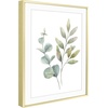 image:imageGolden State Art 11x14 Gold Picture Frame Displays Photo 8x10 with Mat or 11 x 14 Without Mat for Wall Mounting Classic Satin Aluminum Frames with Real Glass Pack of 1Gold