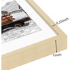 image:imageGolden State Art 11x14 Gold Picture Frame Displays Photo 8x10 with Mat or 11 x 14 Without Mat for Wall Mounting Classic Satin Aluminum Frames with Real Glass Pack of 1Gold