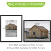 image:imageGolden State Art 11x14 Gold Picture Frame Displays Photo 8x10 with Mat or 11 x 14 Without Mat for Wall Mounting Classic Satin Aluminum Frames with Real Glass Pack of 1Black