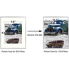 image:imageGolden State Art 11x14 Gold Picture Frame Displays Photo 8x10 with Mat or 11 x 14 Without Mat for Wall Mounting Classic Satin Aluminum Frames with Real Glass Pack of 1Silver